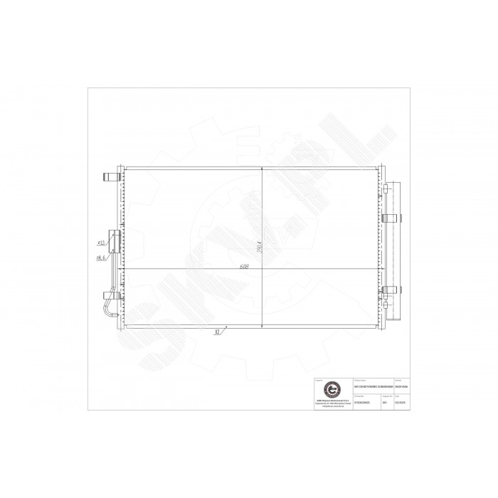 Condenseur de Climatisation Pour Kia Soul I 976062K600 976062K600AS