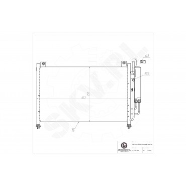 Condenseur de Climatisation Pour Mazda 2 C00361K39 DF7161480 DF7161480A