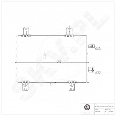 Condenseur de Climatisation Pour Mazda 2 CX-3 D11R61480 D11R61480A DA6G61480