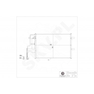 Condenseur de Climatisation Pour Mazda 3 5 BP4K61480A BP4K61480C BP4K61480D