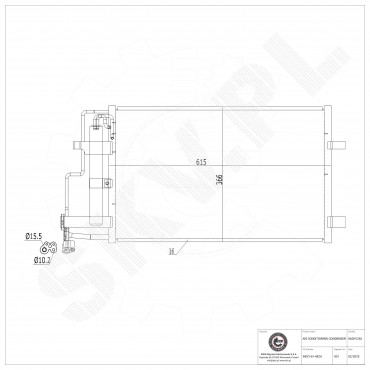 Condenseur de Climatisation Pour Mazda 3 BBM461480B BBM461480C BBM461480D