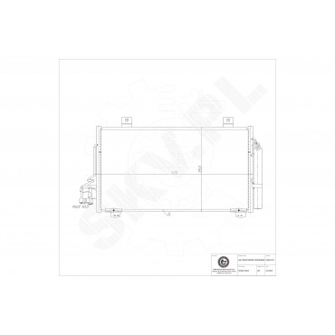 Condenseur de Climatisation Pour Mazda 3 6 BSS561480A GHT661480 GHT661480A