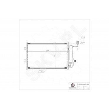 Condenseur de Climatisation Pour Mazda 5 C51361480A C51361480B