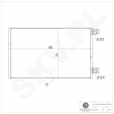 Condenseur de Climatisation Pour Renault Kangoo Mercedes-Benz Citan 8200455795