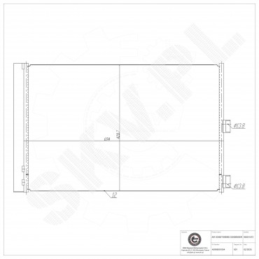 Condenseur de Climatisation Pour Mercedes-Benz CLA Classe A GLA 0995001054