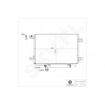 Condenseur de Climatisation Pour Mercedes-Benz Classe A B 1695000354 1695000754