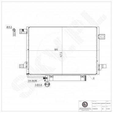 Condenseur de Climatisation Pour Mercedes-Benz Classe A B 1695000354 1695000754