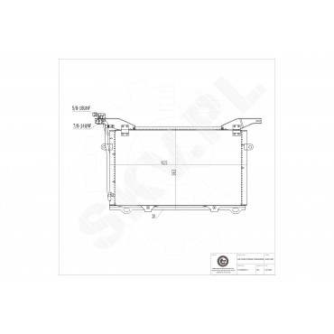 Condenseur de Climatisation Pour Mercedes-Benz Classe E T-Model 2108300470