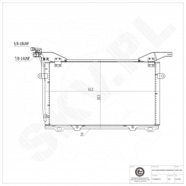 Condenseur de Climatisation Pour Mercedes-Benz Classe E T-Model 2108300470