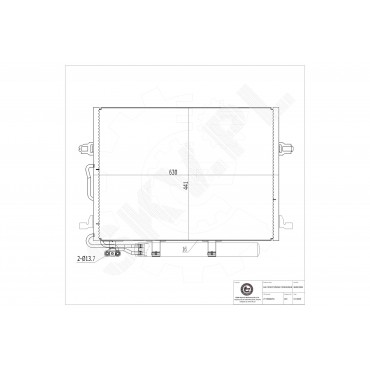 Condenseur de Climatisation Pour Mercedes-Benz Classe E T-Model CLS Mini Mini