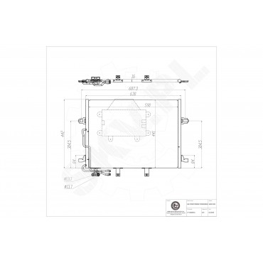 Condenseur de Climatisation Pour Mercedes-Benz Classe E T-Model CLS 2115000554
