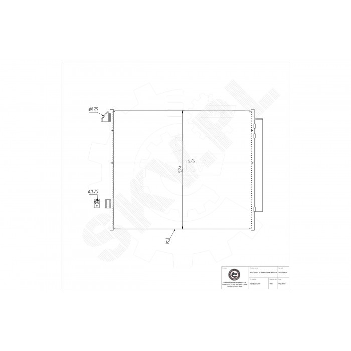 Condenseur de Climatisation Pour Mercedes-Benz GLS 1675001200 A1675001200
