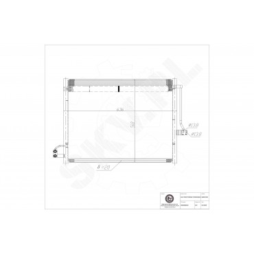Condenseur de Climatisation Pour Mercedes-Benz Classe GL M GLE GLS 0995000002