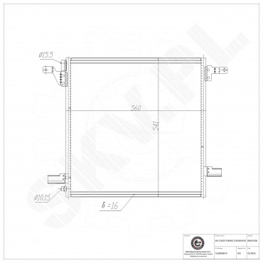 Condenseur de Climatisation Pour Mercedes-Benz Classe M 1638300070 A1638300070