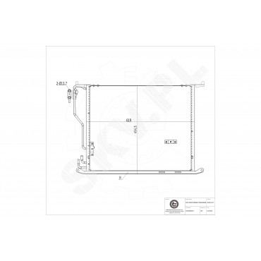 Condenseur de Climatisation Pour Mercedes-Benz Classe S SL A2205000054