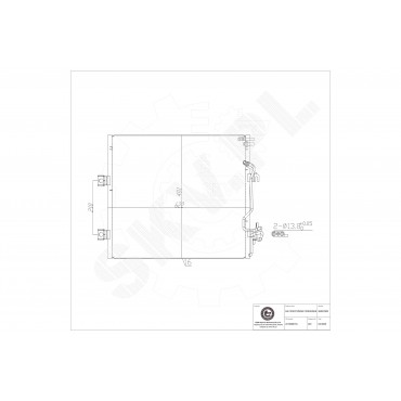 Condenseur de Climatisation Pour Mercedes-Benz Classe S 2215000354 2215000454