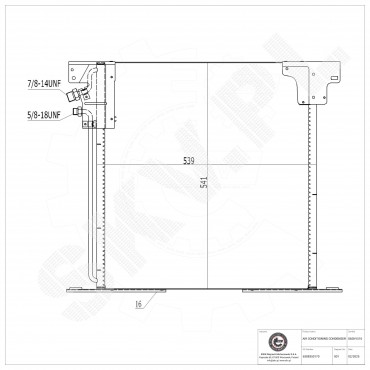 Condenseur de Climatisation Pour Mercedes-Benz Classe V Vito 6388350170