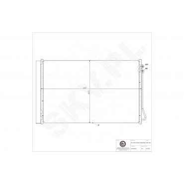 Condenseur de Climatisation Pour Mercedes-Benz Classe V 4478350070 A4478350070