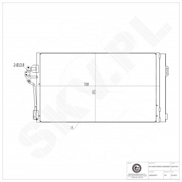 Condenseur de Climatisation Pour Mercedes-Benz Viano Vito 6398350270 6398350470