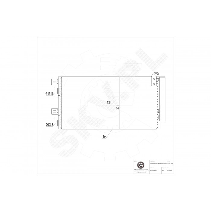 Condenseur de Climatisation Pour Mini Mini 1490572 64531490572