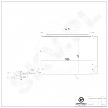 Condenseur de Climatisation Pour Mini Mini 64536918597