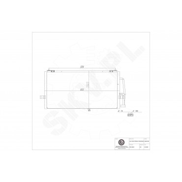 Condenseur de Climatisation Pour Mitsubishi Carisma A Trois Volumes Volvo S40 I