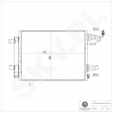 Condenseur de Climatisation Pour Mitsubishi VI Smart Forfour