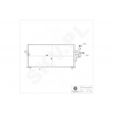 Condenseur de Climatisation Pour Mitsubishi Colt V Lancer VI MR218428