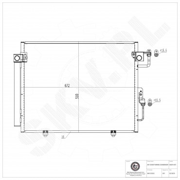 Condenseur de Climatisation Pour Mitsubishi Pajero Classic II III 7812A050