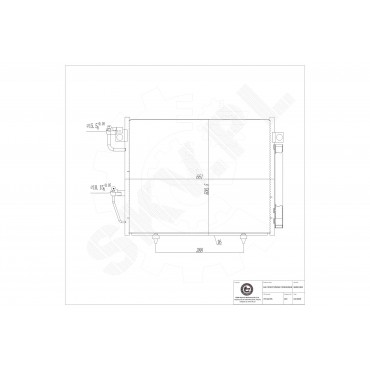 Condenseur de Climatisation Pour Mitsubishi Pajero IV Van 7812A156