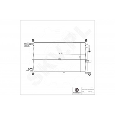 Condenseur de Climatisation Pour Nissan Bluebird Juke Micra C+C III 92100BH40A