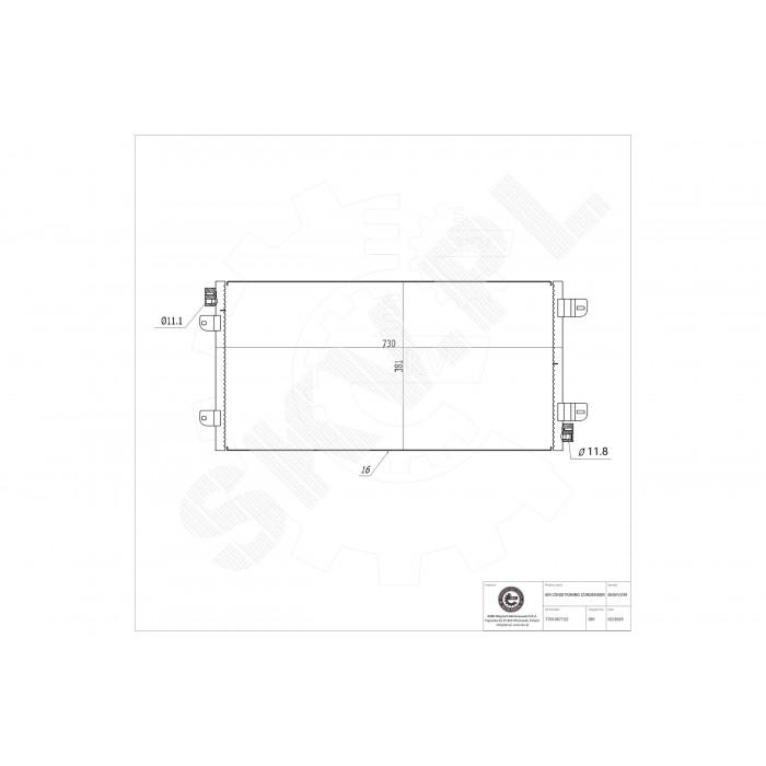Condenseur de Climatisation Pour Renault Opel Nissan Vauxhall 2765000QAN 4401424