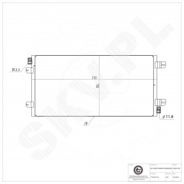 Condenseur de Climatisation Pour Renault Opel Nissan Vauxhall 2765000QAN 4401424