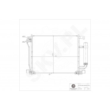 Condenseur de Climatisation Pour Nissan Juke Pulsar 92100BA61A 92100BA61B