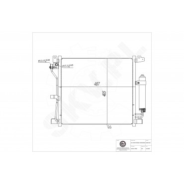 Condenseur de Climatisation Pour Nissan Juke 921001FE0B 92100BA62A