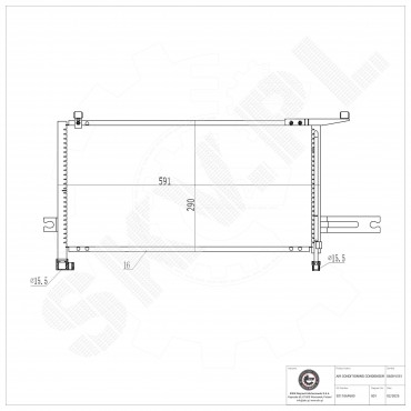 Condenseur de Climatisation Pour Nissan Micra II 921106F600