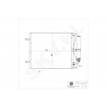 Condenseur de Climatisation Pour Nissan Micra III 92100AY600