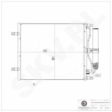 Condenseur de Climatisation Pour Nissan Micra III 92100AY600