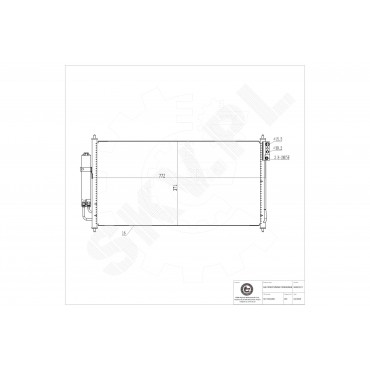 Condenseur de Climatisation Pour Nissan Murano I 92110CA000 92110CN000
