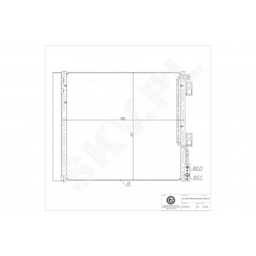 Condenseur de Climatisation Pour Nissan NV200 92100JX51A 92131JX51A