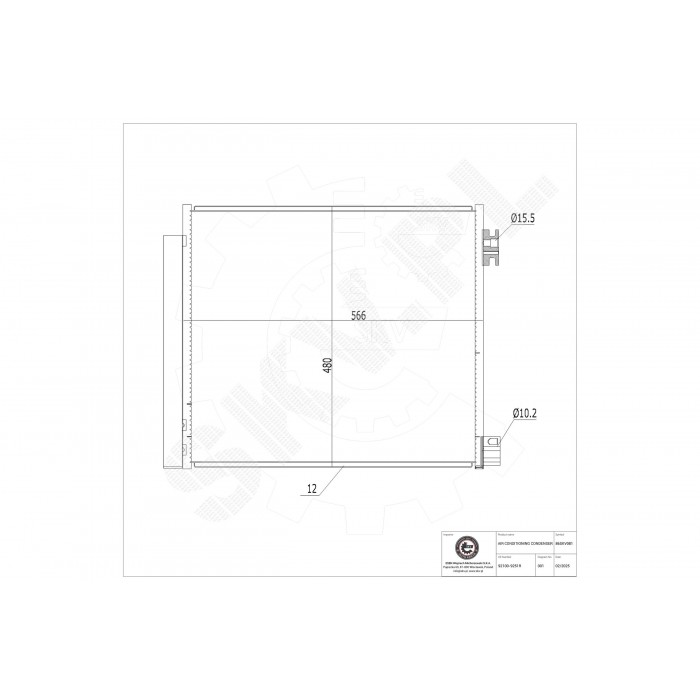 Condenseur de Climatisation Pour Renault Espace V Kadjar Nissan Qashqai X-Trail