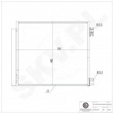 Condenseur de Climatisation Pour Renault Espace V Kadjar Nissan Qashqai X-Trail