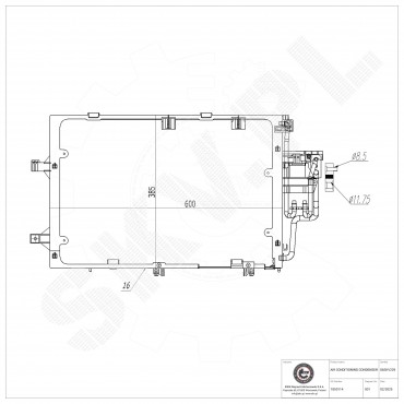 Condenseur de Climatisation Pour Opel Combo Corsa C Tigra Vauxhall