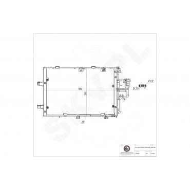 Condenseur de Climatisation Pour Opel Combo Corsa C Vauxhall