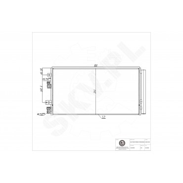 Condenseur de Climatisation Pour Opel Corsa E Vauxhall Corsa MK IV (E)
