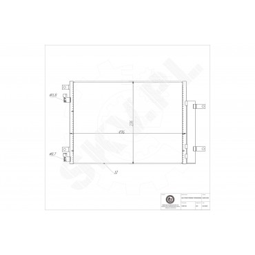 Condenseur de Climatisation Pour Opel Karl Vauxhall Viva 1850741 95437449