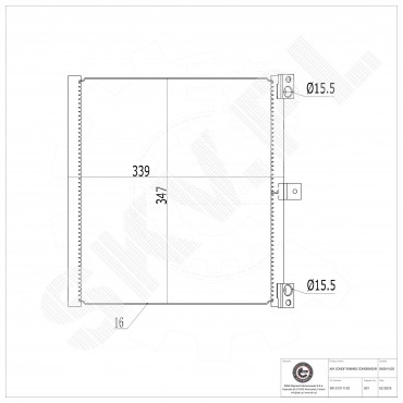 Condenseur de Climatisation Pour Porsche 911 Décapotable Targa 99157311102