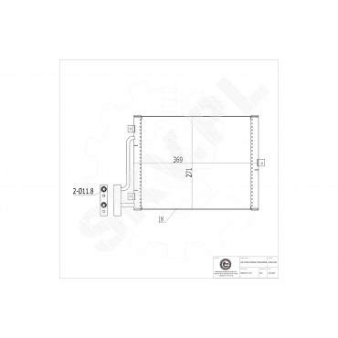 Condenseur de Climatisation Pour Porsche 911 Décapotable Speedster 99657311100