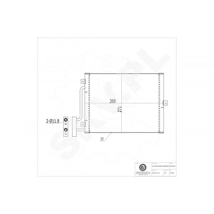 Condenseur de Climatisation Pour Porsche 911 Décapotable Speedster 99657311100