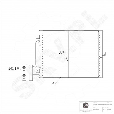 Condenseur de Climatisation Pour Porsche 911 Décapotable Speedster 99657311100